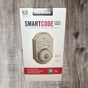 Kwikset Smartcode 910 touchpad‎ electronic deadbolt keyless entry